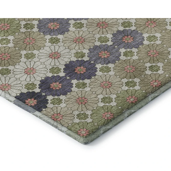Addison Mayfield Green AMF1678 - 8ft. Round Rug