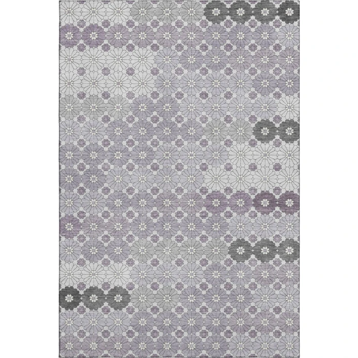 Addison Mayfield Purple AMF1678 - 8ft. Round Rug