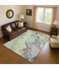 Addison Mayfield Green AMF1680 - 8ft. Round Rug