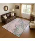 Addison Mayfield Pink AMF1680 - 8ft. Round Rug