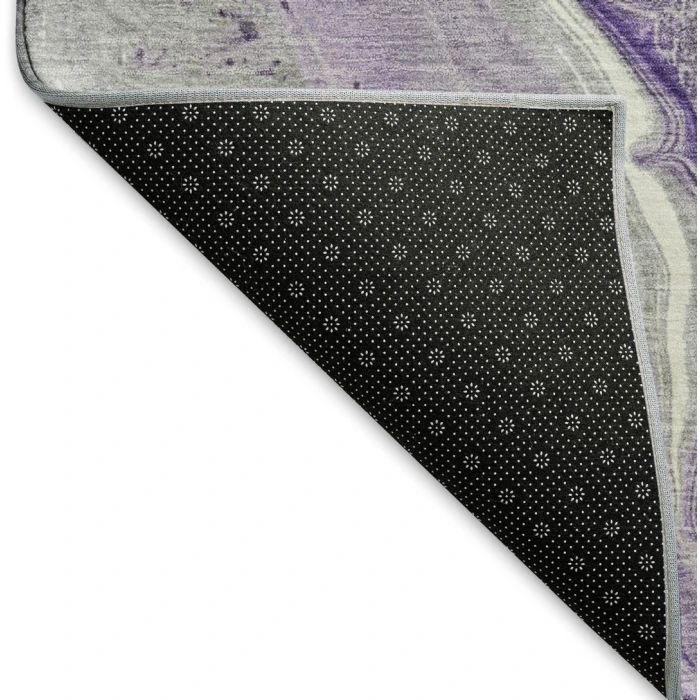Addison Mayfield Purple AMF1681 - 8ft. Round Rug