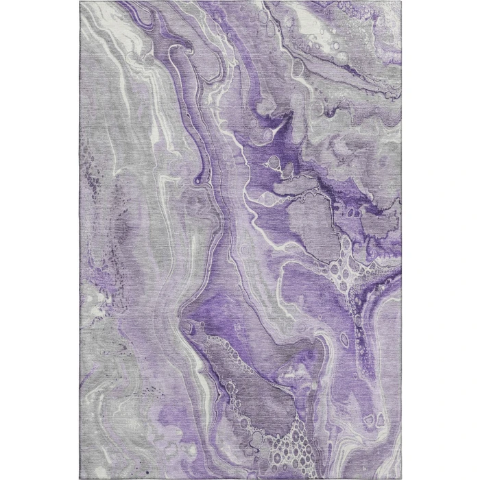 Addison Mayfield Purple AMF1681 - 8ft. Round Rug