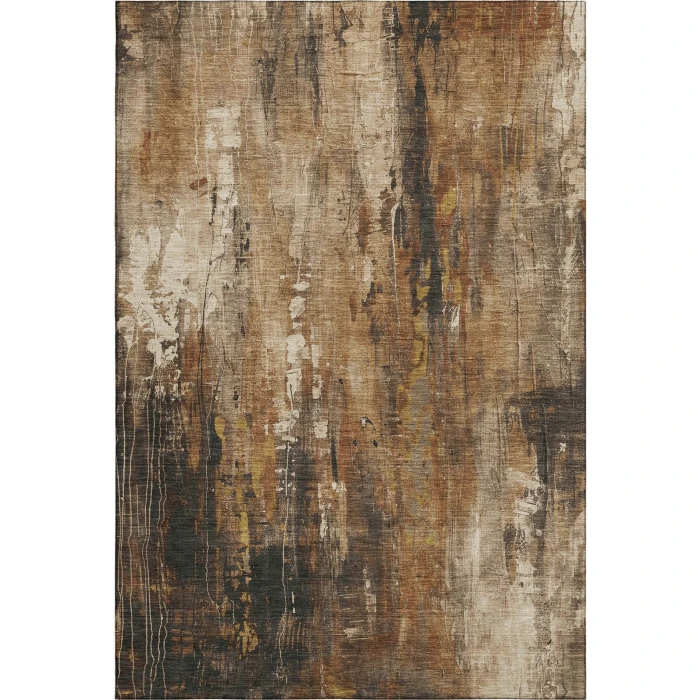 Addison Mayfield Brown AMF1683 - 8ft. Round Rug