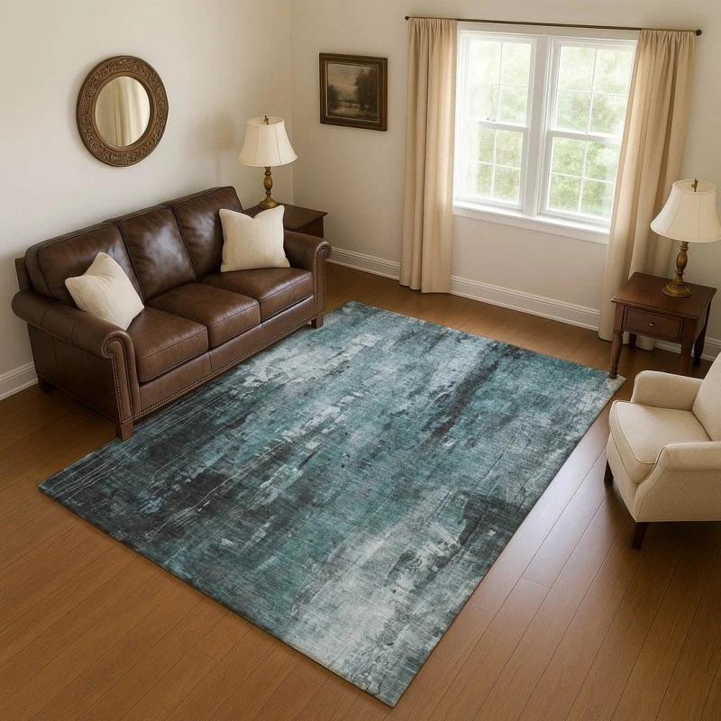 Addison Mayfield Teal AMF1683 9ft. x 12ft. Rect. Rug