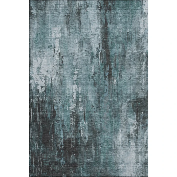 Addison Mayfield Teal AMF1683 - 8ft. Round Rug