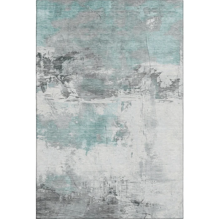Addison Mayfield Teal AMF1685 - 8ft. Round Rug
