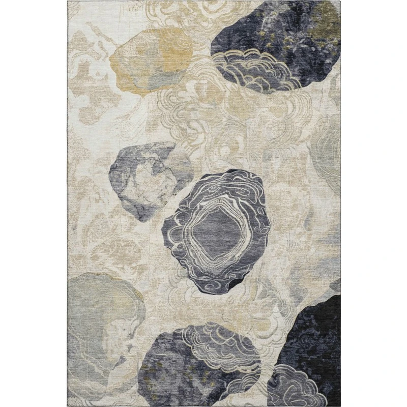 Addison Mayfield Ivory AMF1686 - 8ft. Round Rug