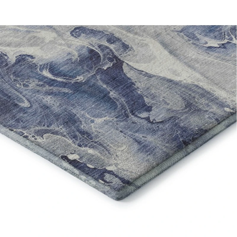 Addison Mayfield Blue AMF1687 - 8ft. Round Rug