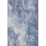 Addison Mayfield Blue AMF1687 - 8ft. Round Rug