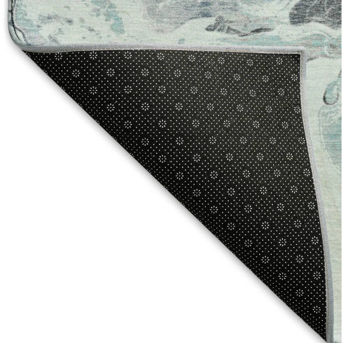 Addison Mayfield Teal AMF1688 - 8ft. Round Rug