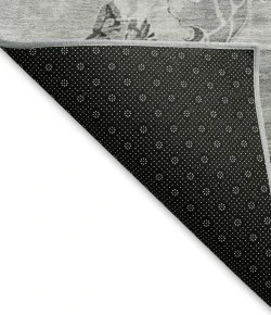 Addison Mayfield Gray AMF1691 - 8ft. Round Rug