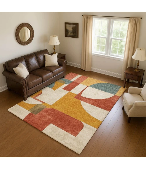 Addison Mayfield Orange AMF1692 8ft. x 10ft. Rect. Rug