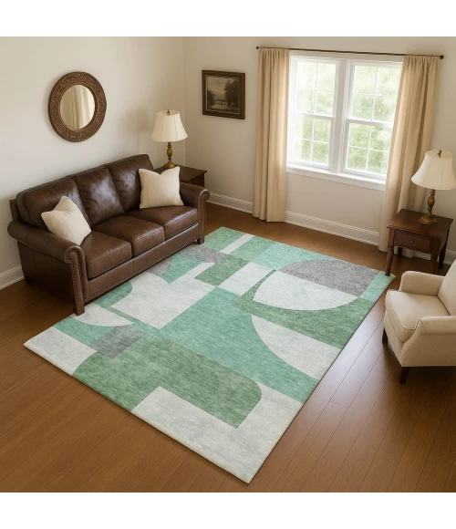 Addison Mayfield Green AMF1692 2ft. 3in. x 7ft. 6in. Rect. Rug