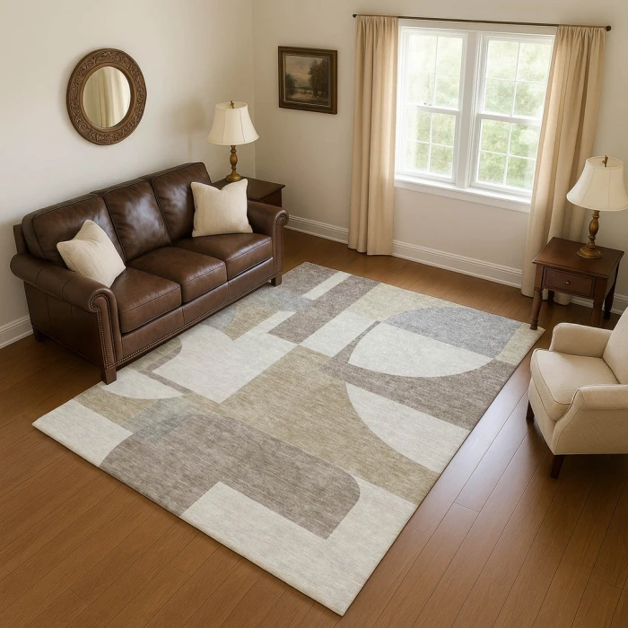 Addison Mayfield Brown AMF1692 9ft. x 12ft. Rect. Rug