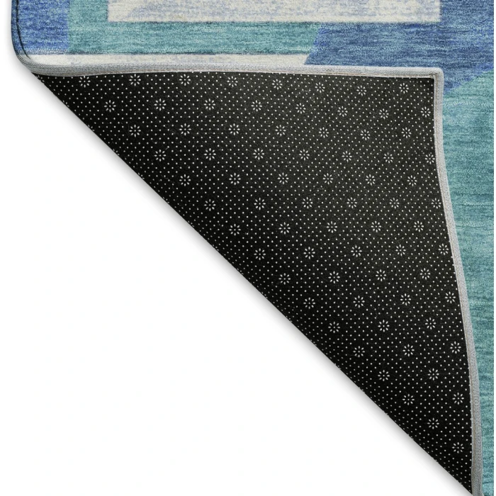 Addison Mayfield Teal AMF1692 - 8ft. Round Rug