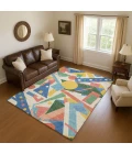 Addison Mayfield Blue AMF1693 2ft. 3in. x 7ft. 6in. Rect. Rug