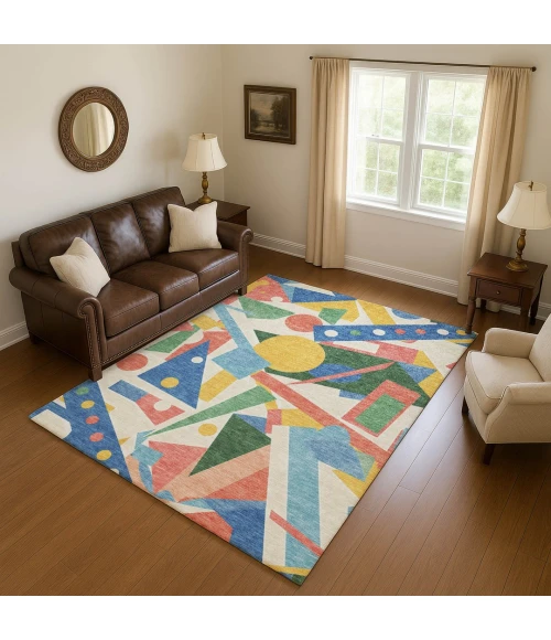 Addison Mayfield Blue AMF1693 2ft. 3in. x 7ft. 6in. Rect. Rug