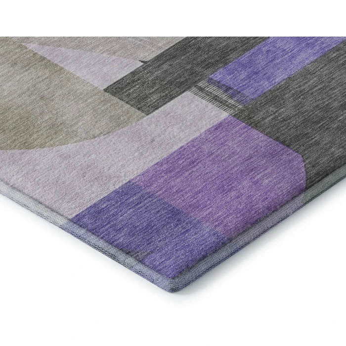 Addison Mayfield Purple AMF1694 - 8ft. Round Rug