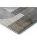 Addison Mayfield Brown AMF1694 - 8ft. Round Rug
