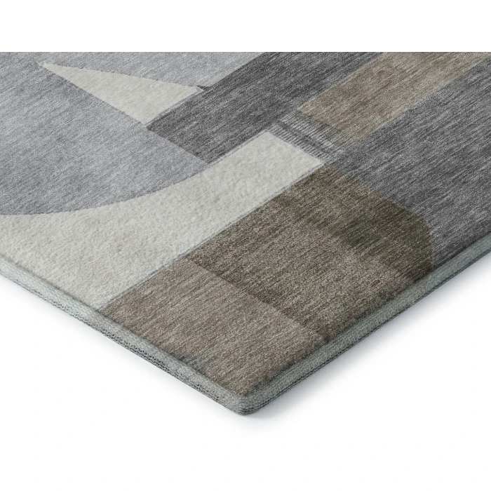 Addison Mayfield Brown AMF1694 - 8ft. Round Rug
