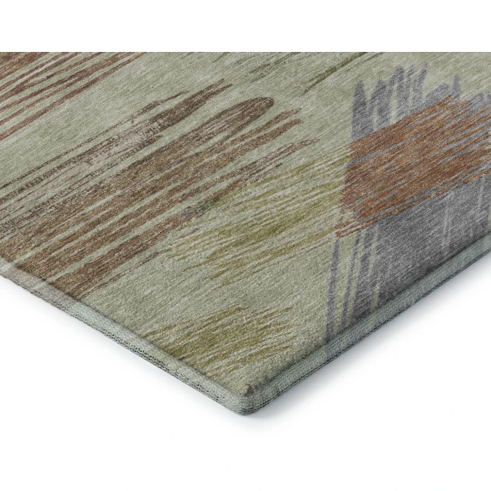 Addison Mayfield Green AMF1696 - 8ft. Round Rug
