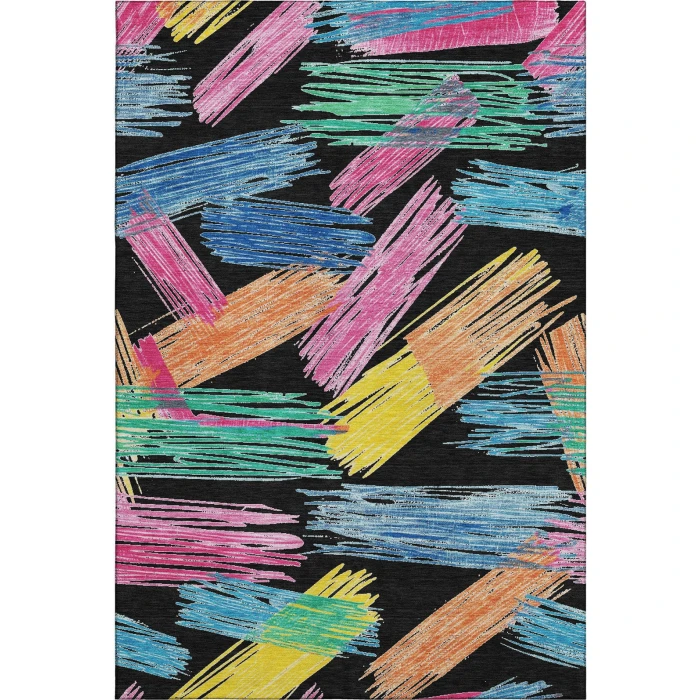 Addison Mayfield Black AMF1696 8ft. x 10ft. Rect. Rug