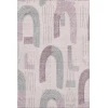 Addison Mayfield Pink AMF1698 - 8ft. Round Rug