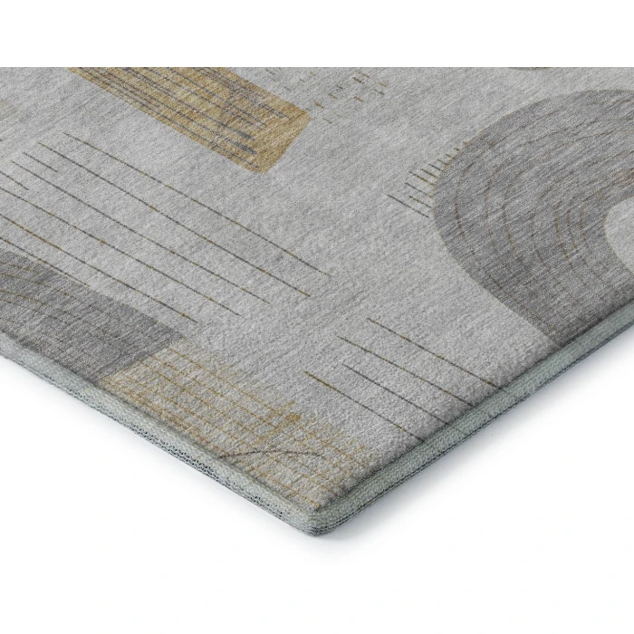 Addison Mayfield Gray AMF1698 - 8ft. Round Rug
