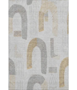 Addison Mayfield Gray AMF1698 - 8ft. Round Rug