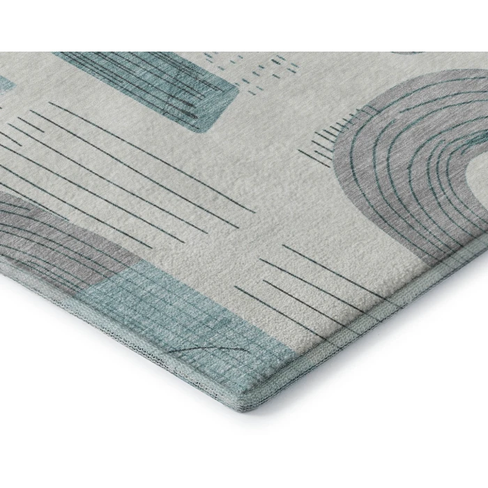 Addison Mayfield Teal AMF1698 8ft. x 10ft. Rect. Rug