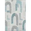 Addison Mayfield Teal AMF1698 8ft. x 10ft. Rect. Rug