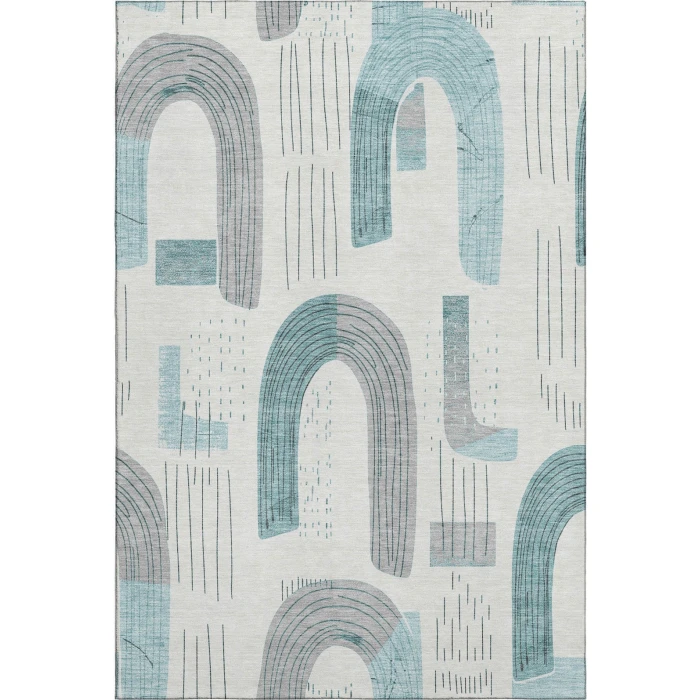 Addison Mayfield Teal AMF1698 8ft. x 10ft. Rect. Rug
