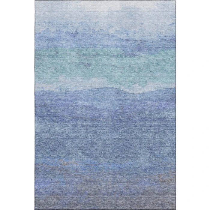 Addison Mayfield Blue AMF1699 - 8ft. Round Rug