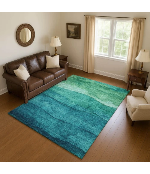 Addison Mayfield Teal AMF1699 2ft. 3in. x 7ft. 6in. Rect. Rug