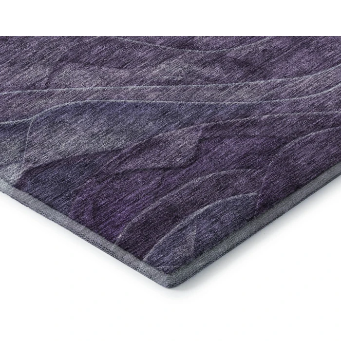 Addison Mayfield Purple AMF1700 - 8ft. Round Rug
