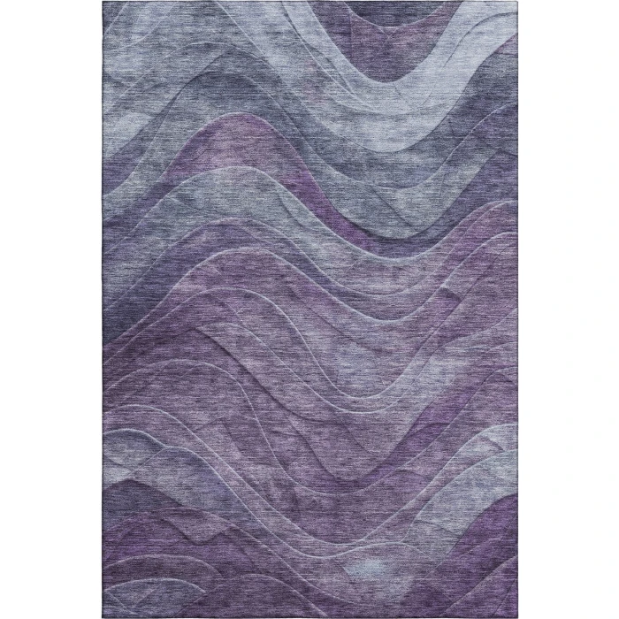 Addison Mayfield Purple AMF1700 - 8ft. Round Rug