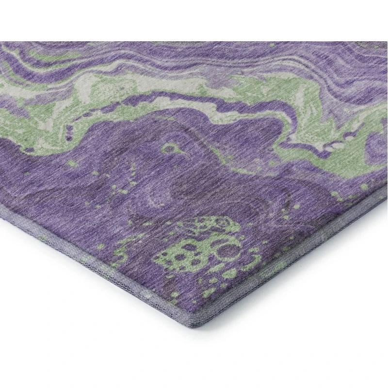 Addison Mayfield Purple AMF1701 - 8ft. Round Rug