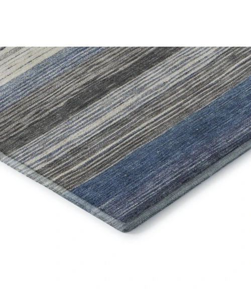 Addison Mayfield Blue AMF1703 - 8ft. Round Rug