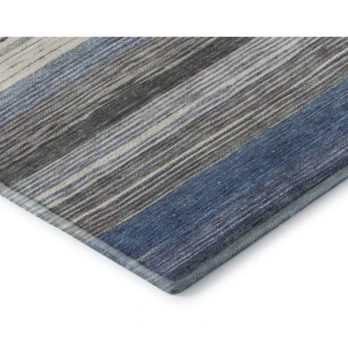 Addison Mayfield Blue AMF1703 - 8ft. Round Rug