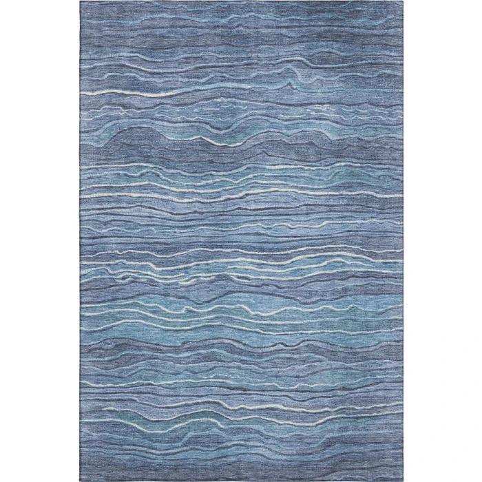 Addison Mayfield Blue AMF1704 - 8ft. Round Rug