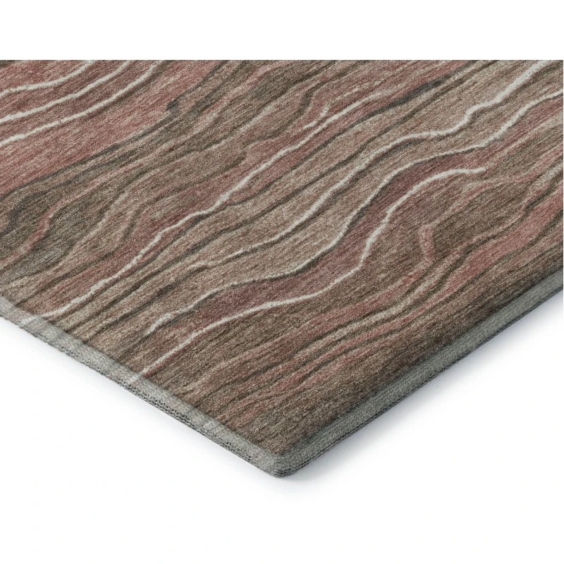 Addison Mayfield Brown AMF1704 - 8ft. Round Rug