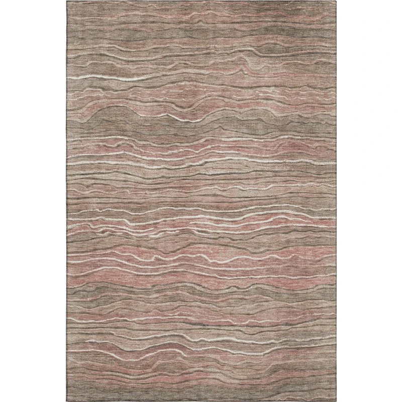 Addison Mayfield Brown AMF1704 - 8ft. Round Rug