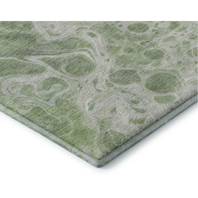 Addison Mayfield Green AMF1705 - 8ft. Round Rug