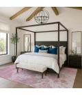 Addison Mayfield Pink AMF1705 - 8ft. Round Rug