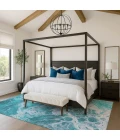 Addison Mayfield Teal AMF1705 9ft. x 12ft. Rect. Rug