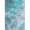 Addison Mayfield Teal AMF1705 - 8ft. Round Rug