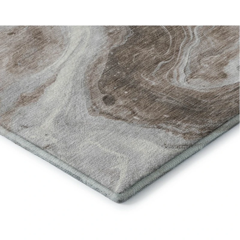 Addison Mayfield Brown AMF1706 - 8ft. Round Rug