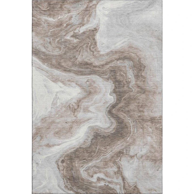 Addison Mayfield Brown AMF1706 - 8ft. Round Rug