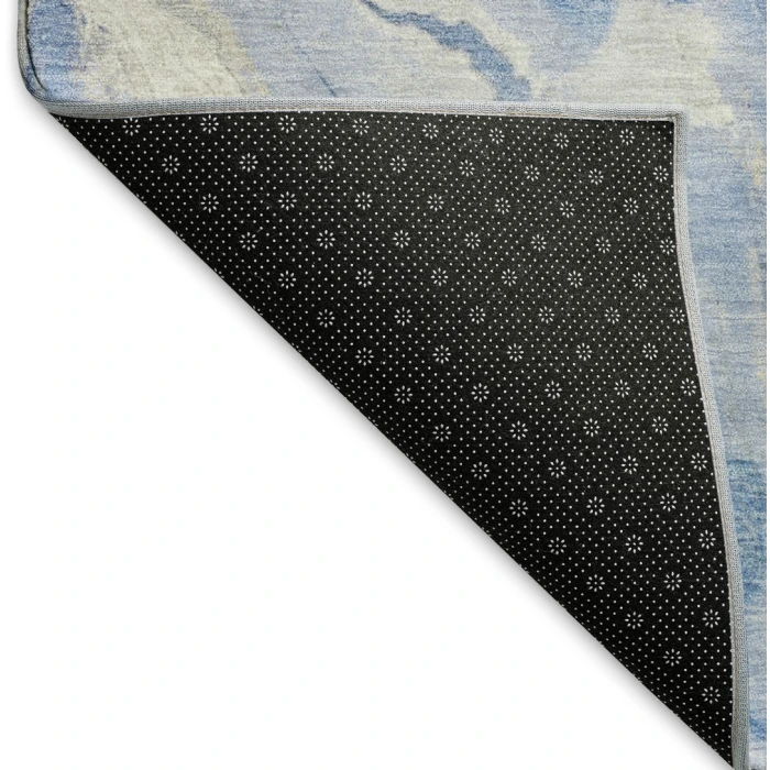 Addison Mayfield Blue AMF1707 - 8ft. Round Rug