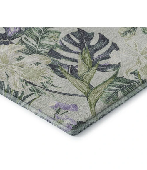 Addison Mayfield Green AMF1708 - 8ft. Round Rug